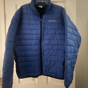Columbia Men's Blue Quilted Puffer Jacket
